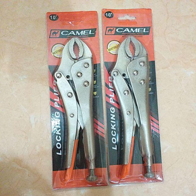 Tang Buaya Chrome 10inchi Camel