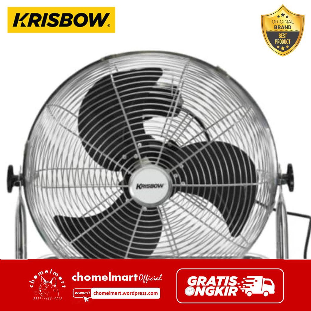 Krisbow 45 Cm Kipas Angin Meja 75 W