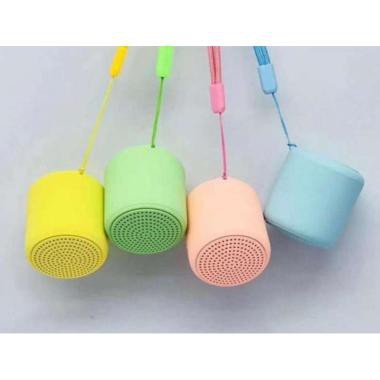 Mini Portable Bluetooth Speaker Macaron Stereo Wireless Speaker Musik Waterproof [QTOP.ID]