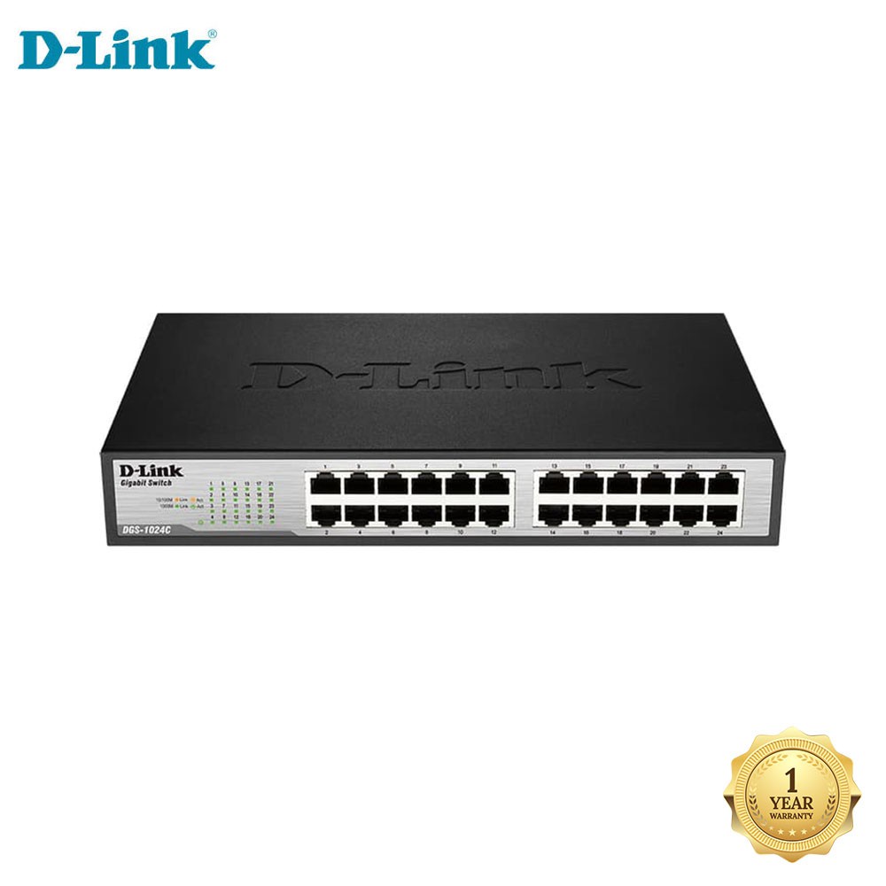 Switch D-Link 24port DGS-1024C Gigabit LAN 24port Switch Hub