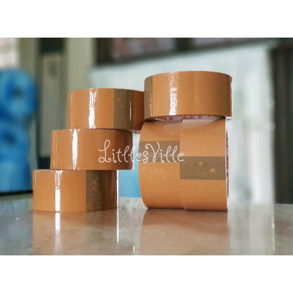 

Lakban Coklat 90 yard bundel 6 roll