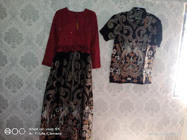 Couple 2699 Broklat Maxi Fashiom Terbaru Batik Artomoro_grosir