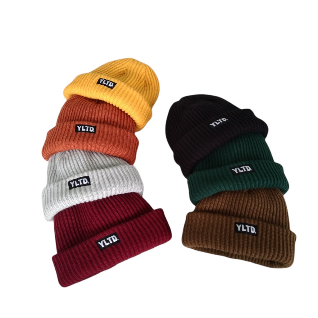 Rancis Jaya - Kupluk Rajut  Pria Wanita | Beanie Hat YLTD | Kupluk Distro Unisex Tebal