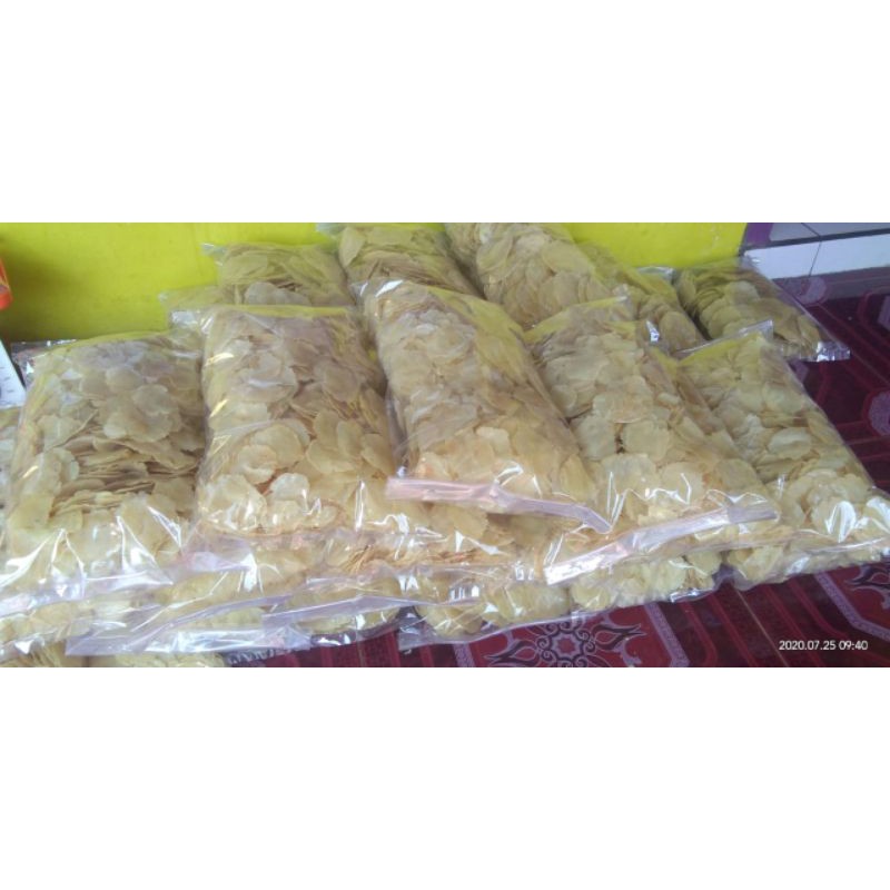 

Emping melinjo 1/2kg mentah khas Sumedang