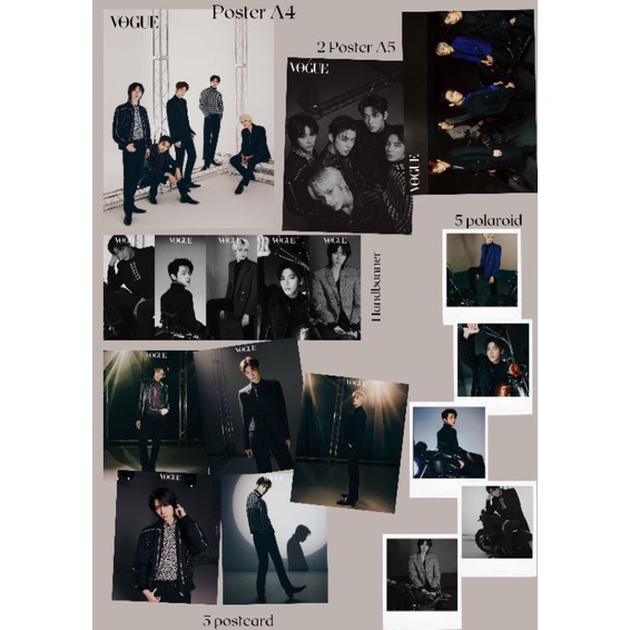 TXT vo gue Korea magazine Fankit package