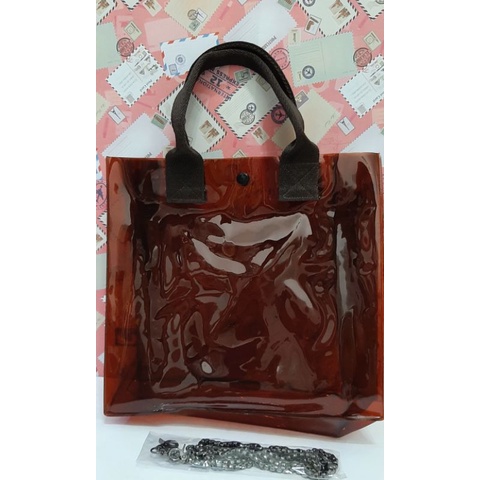 Tas Mika Rantai Coklat
