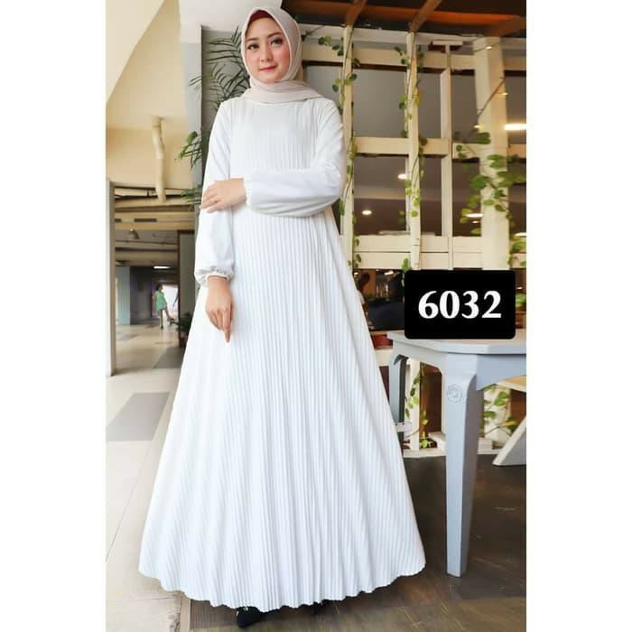 GAMIS PLISKET PUTIH POLOS / GAMIS PUTIH POLOS / GAMIS PANJANG / GAMIS TERBARU / GAMIS POLOS / GAMIS 