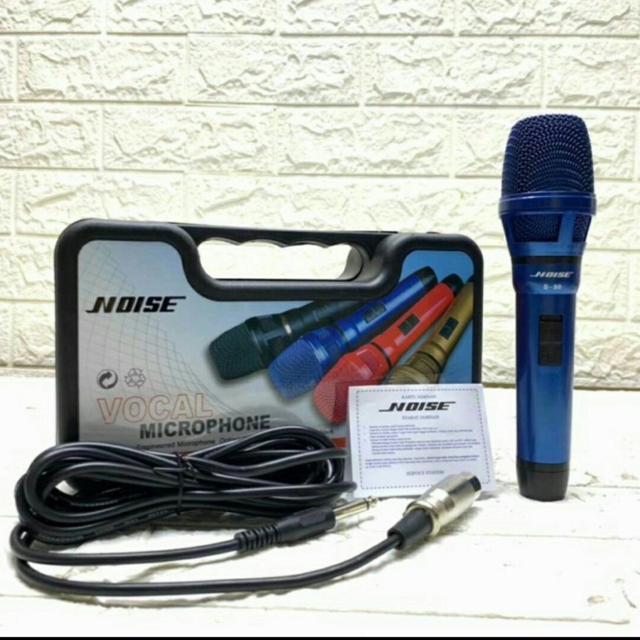 [PROMO COD] MICROPHONE VOCAL/MICROPHONE KARAOKE NOISE S-90 MICROPHONE PROFESIONAL DYNAMIC MICROPHONE KABEL