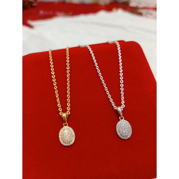 KALUNG ANAK PERAK 925 LAPIS MAS 24K