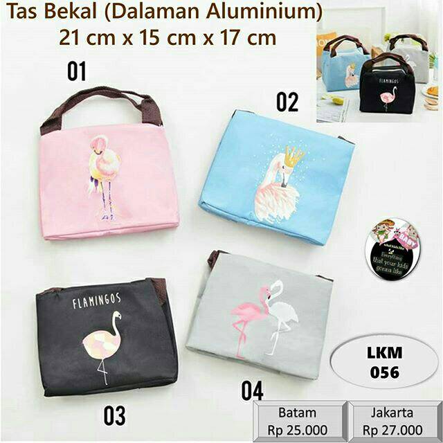 TAS BEKAL / LUNCH BAG FLAMINGO