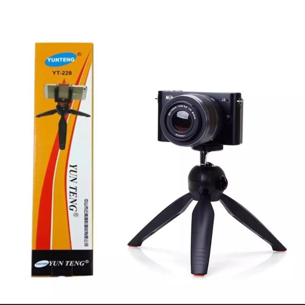 TRIPOD Yunteng YT 228 Mini Holder U Mount Smartphone / Tripod Universal Premium Good Quality