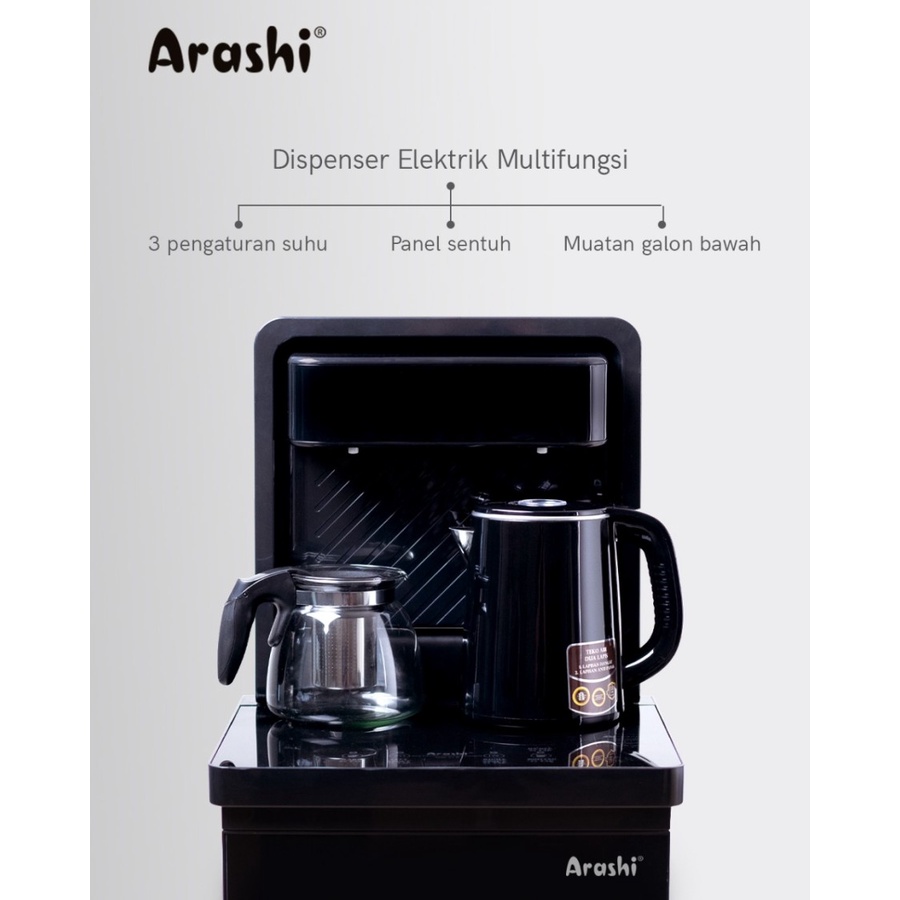 Arashi Dispenser AMD-01B Dispenser Galon Bawah AMD-01 B Standing Dispenser Bottom Load AMD01B Dispenser Berdiri AMD01 B / AMD 01B / AMD 01 B