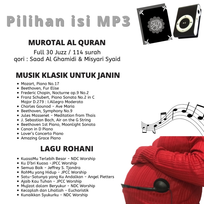 HEADPHONE KHUSUS IBU HAMIL SETARA BELLY BUDS PREGNANCY MERK NHP BELLYBUMP SPEAKER BUMIL LAGU KLASIK ROHANI ALQURAN MUROTAL 30 JUZZ FULL