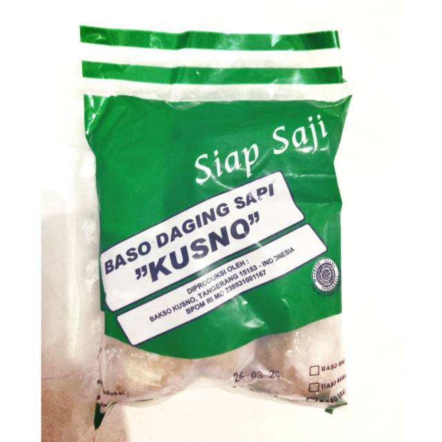 

Bakso siap saji kusno