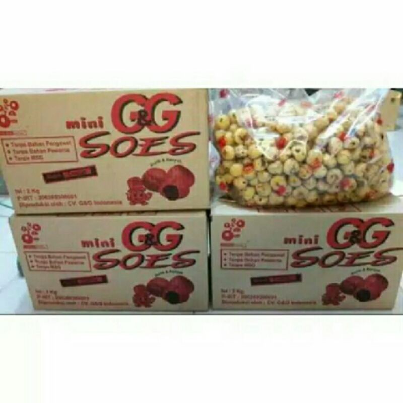 

Kue soes/sus kering isi coklat - 2 kg