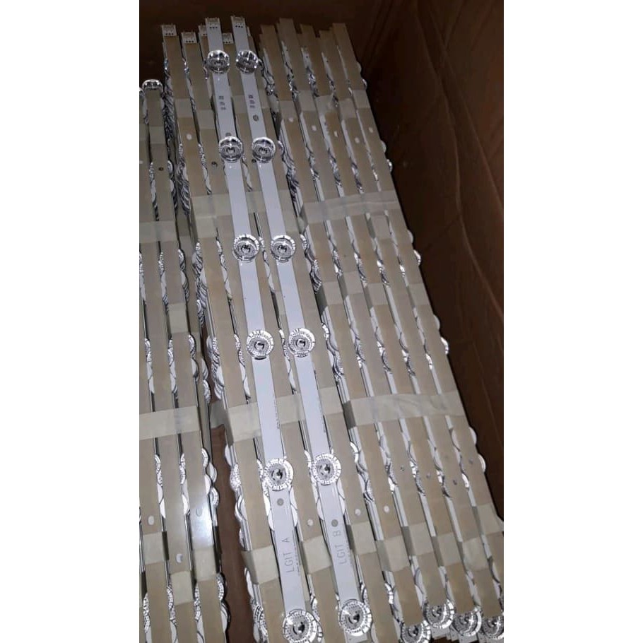 Lampu LED Backlight Tv LCD LG 32 inch 6 mata 6 volt    Kancing Cekung