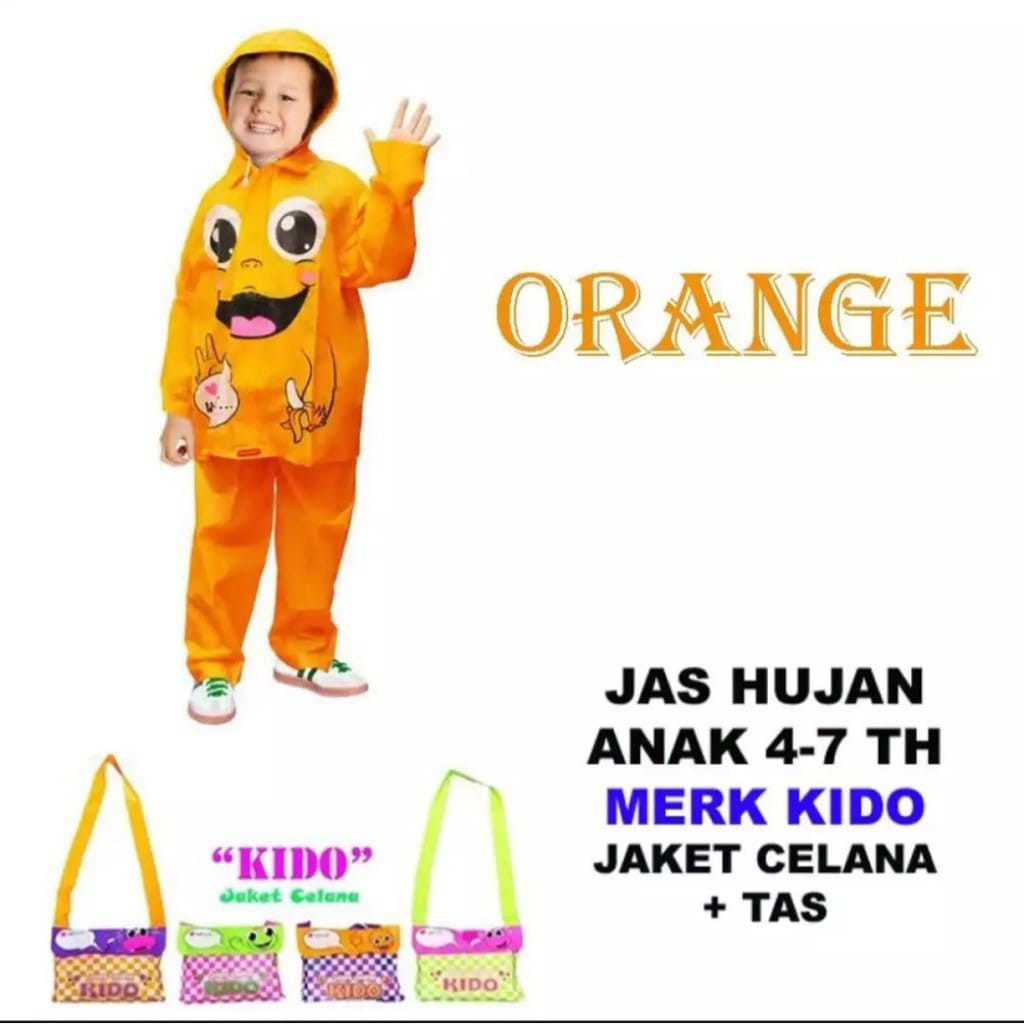 JAS HUJAN ANAK PEREMPUAN MANTEL HUJAN MOTOR ANAK LAKI LAKI RAINCOAT KIDS KOREA JAKET IMPORT A7