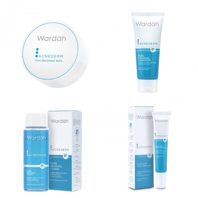 [harga satuan] Wardah Acnederm - Skincare khusus kulit berjerawat ampuh