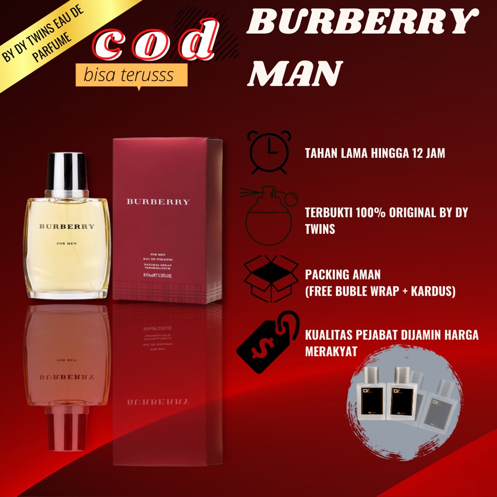 BURBERRY MAN - PARFUME BY DY TWINS - PARFUME PRIA/WANITA ORIGINAL