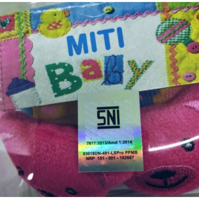 kaos kaki bayi boneka / kaos kaki bentuk sepatu mika 0-6 bulan