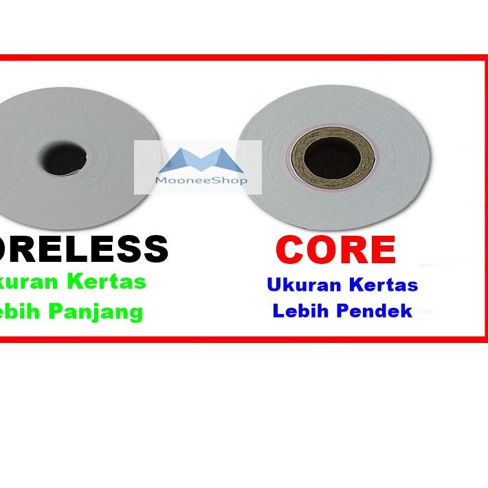

Diskon✔️Kertas Thermal 57 X 40 / 57x40 / 58 x 40 / 58x40 MM Printer Bluetooth Kasir per 10 Roll Polos|KD8