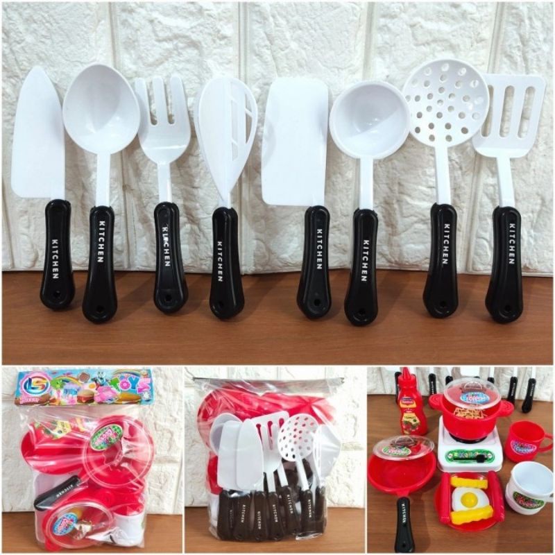 Mainan Peralatan Masak Anak - Cooking Set Alat Masakan Dapur Edukatif
