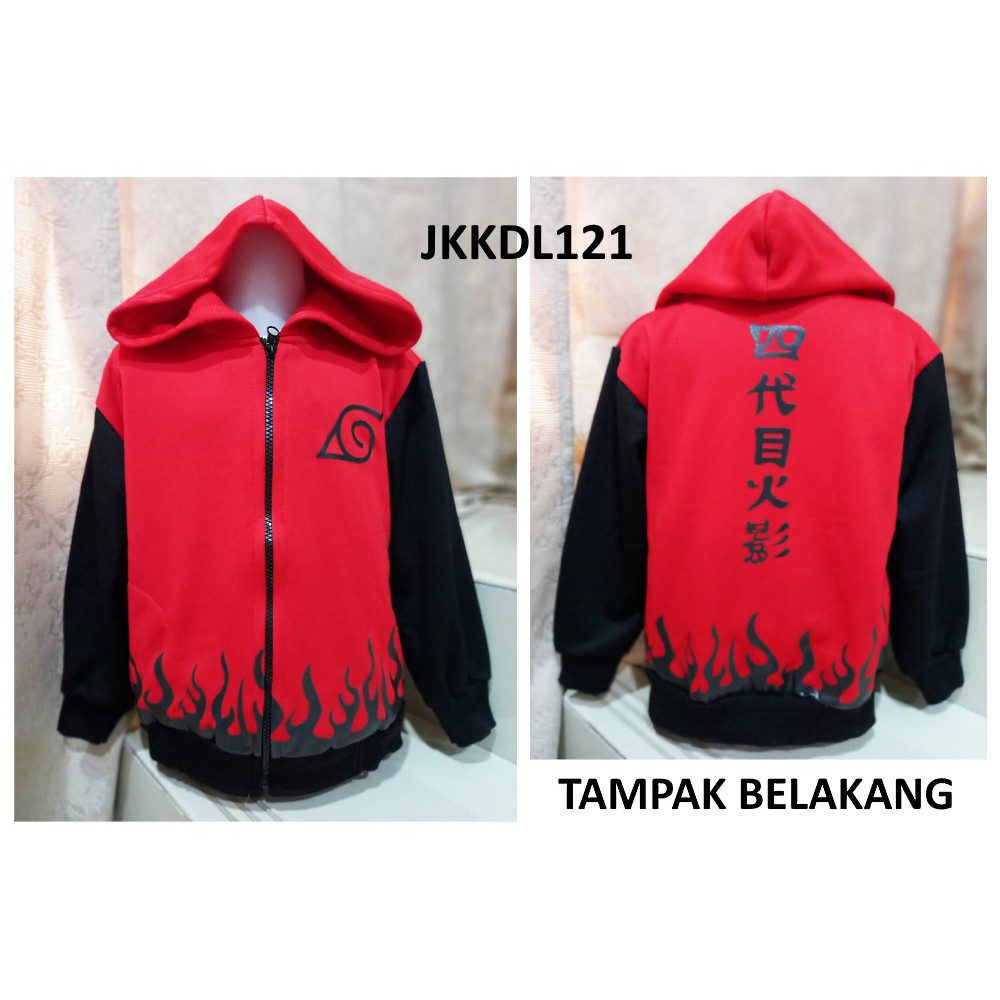 Jaket Anak Laki Naruto Merah - JKKDL121