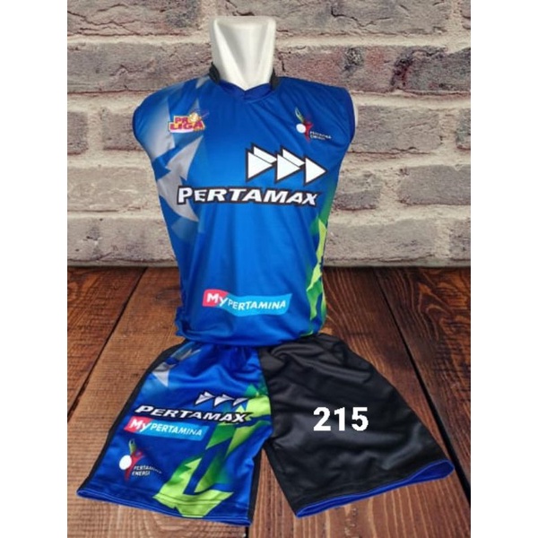 baju setelan olahraga volly printing proliga terbaru