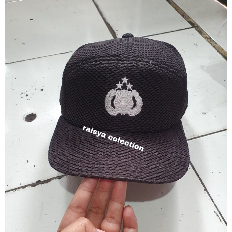 topi jaring polri / topi jaring polisi