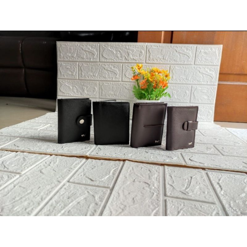 Dompet Kartu 18 in 1 Card Holder + slot uang kulit sintetis MODEL JAHIT KETUPAT