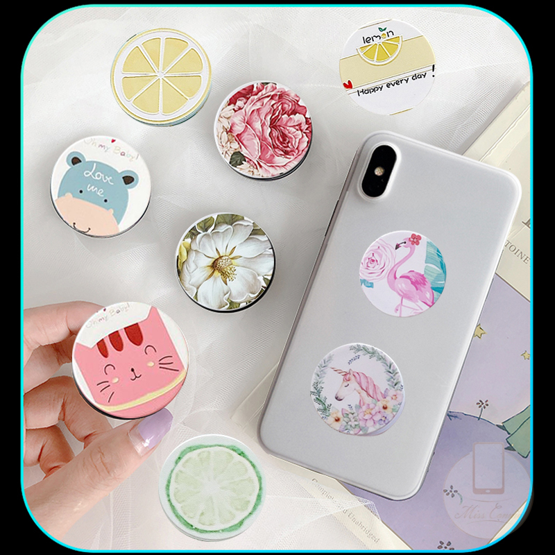Stand Holder Popsocket Desain Bintang Hati Kucing Untuk Iphone Oppo Samsung Xiaomi Vivo