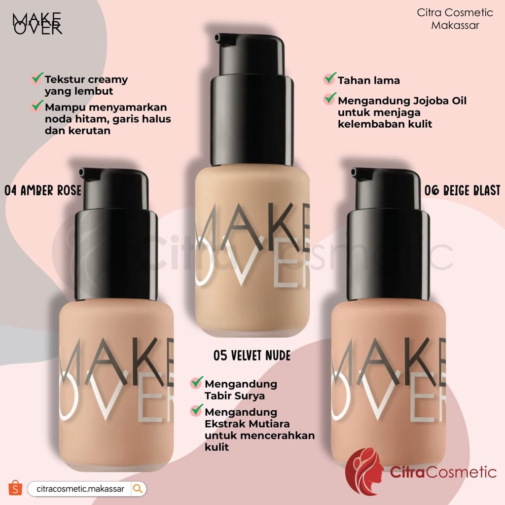 Make Over Ultra Cover Liquid Matte Foundation 33 Ml