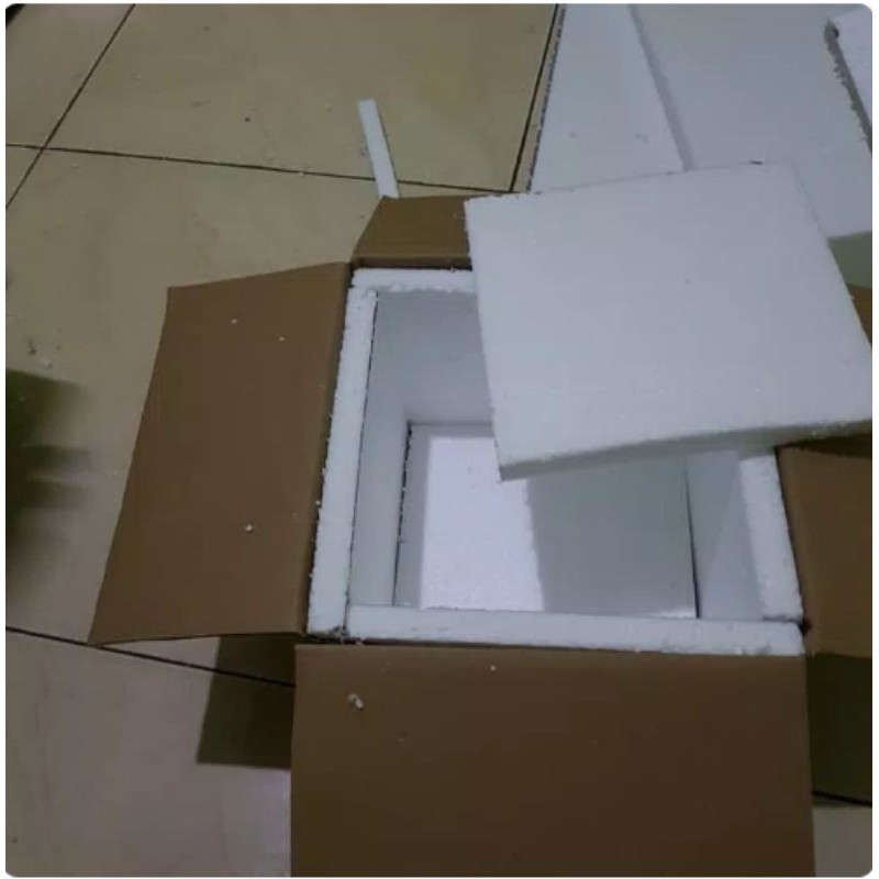 

Packing stereofoam untuk pengiriman guppy
