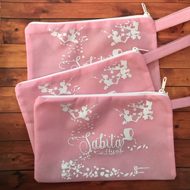 POUCH KOSMETIK CUSTOM SABLON GRATIS | DS 20.12