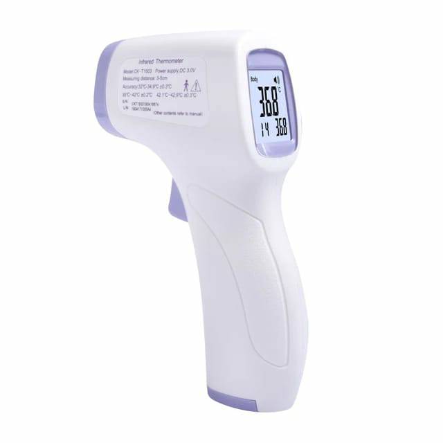 Termometer Infrared Thermometer Laser Tembak Pengukur Suhu LCD Alarm (READY STOCK NO PO) T10