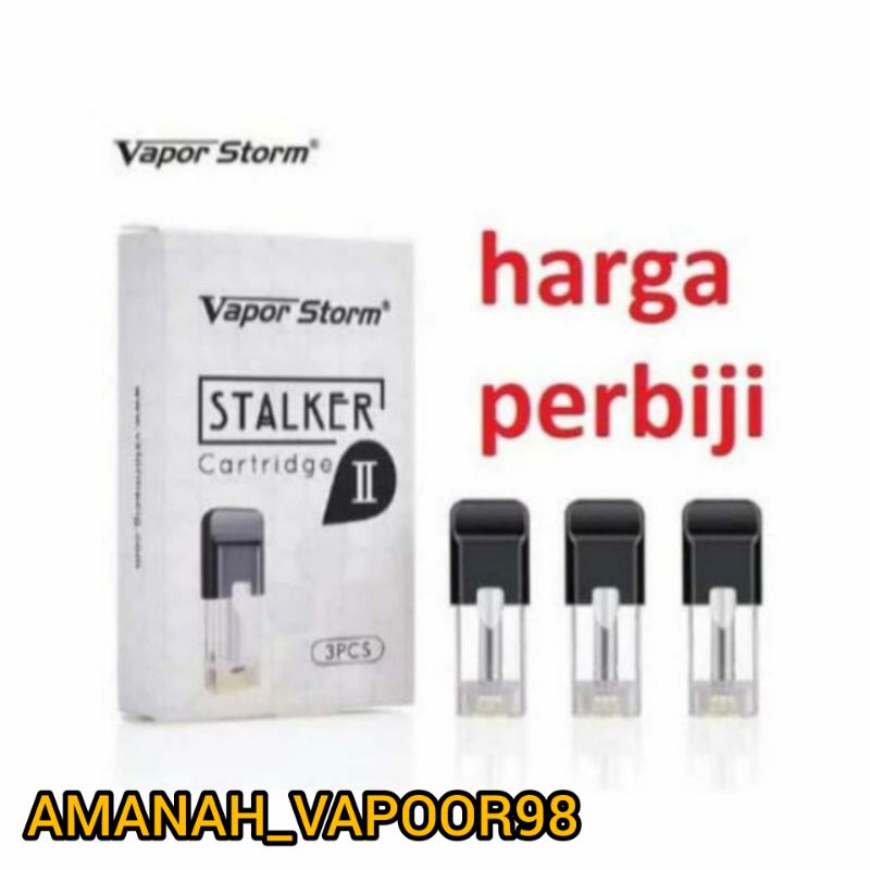 Cartridge harga per biji catrik stalker v2 bisa cod