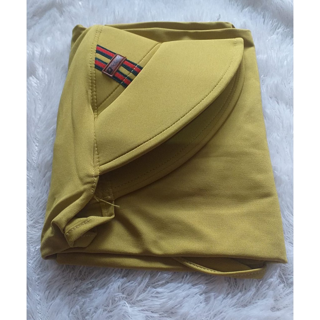 Hijab Sporty Topi/Hijab Sporty Instan Jilbab Topi SepedaJilbab Gowes/Jilbab Sport Instan/-LIME