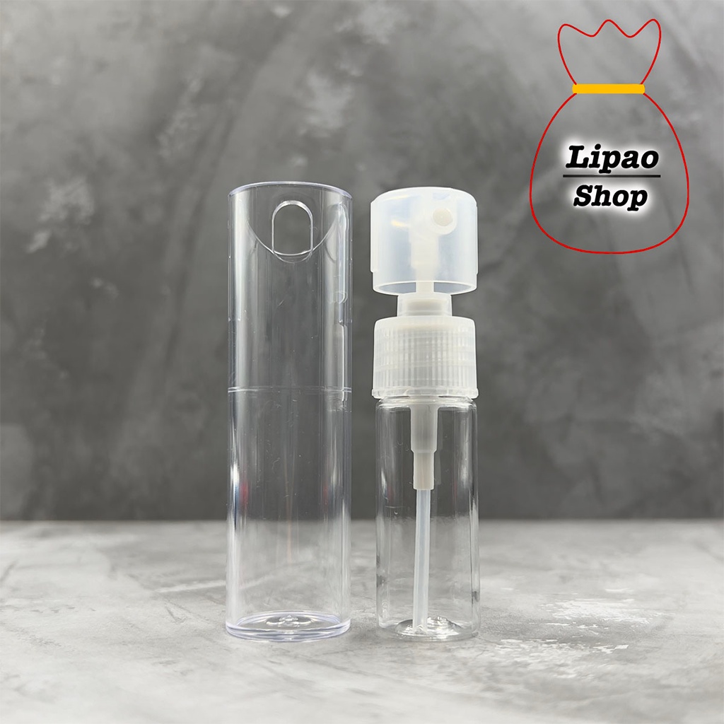 Botol Parfum Plastik 10ml Casing Plastik BULAT Untuk Decant  / Hand Sanitizer / Minyak Wangi