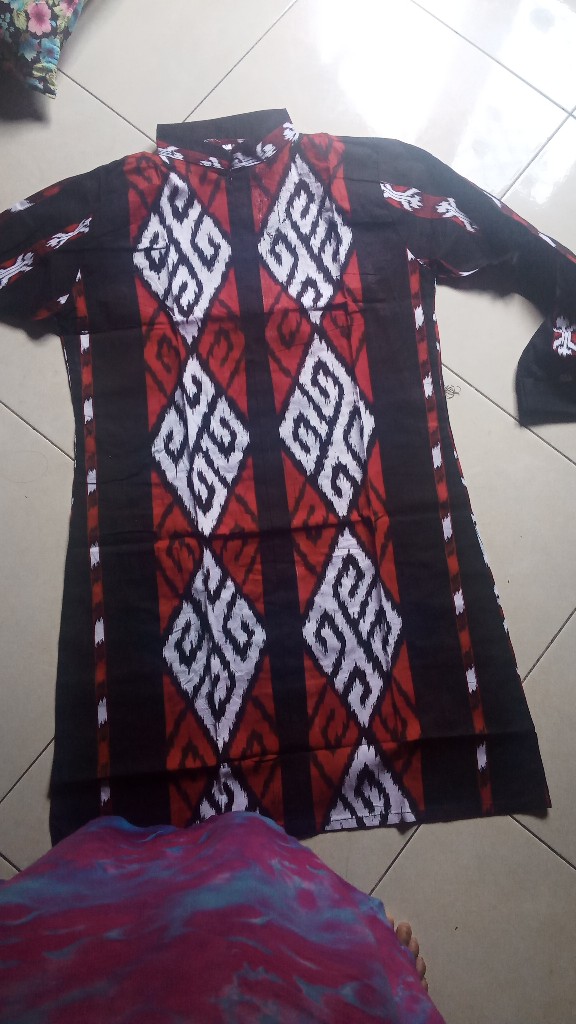 Terlaris Serut Genes Jelita Tunic Navbor Yelbor Whitbor Creambor Tunik Batik Modern Hrb030 Dolbi Dob
