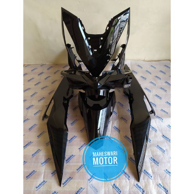 satu set body halus beat 2016 2017 2018 2019 hitam original // cover full body beat K81 fi eco 2017-