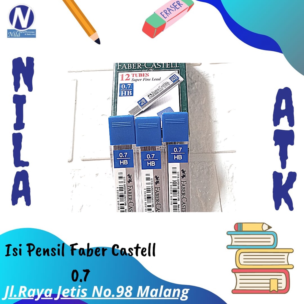

ISI PENSIL FABER CASTELL 0.7
