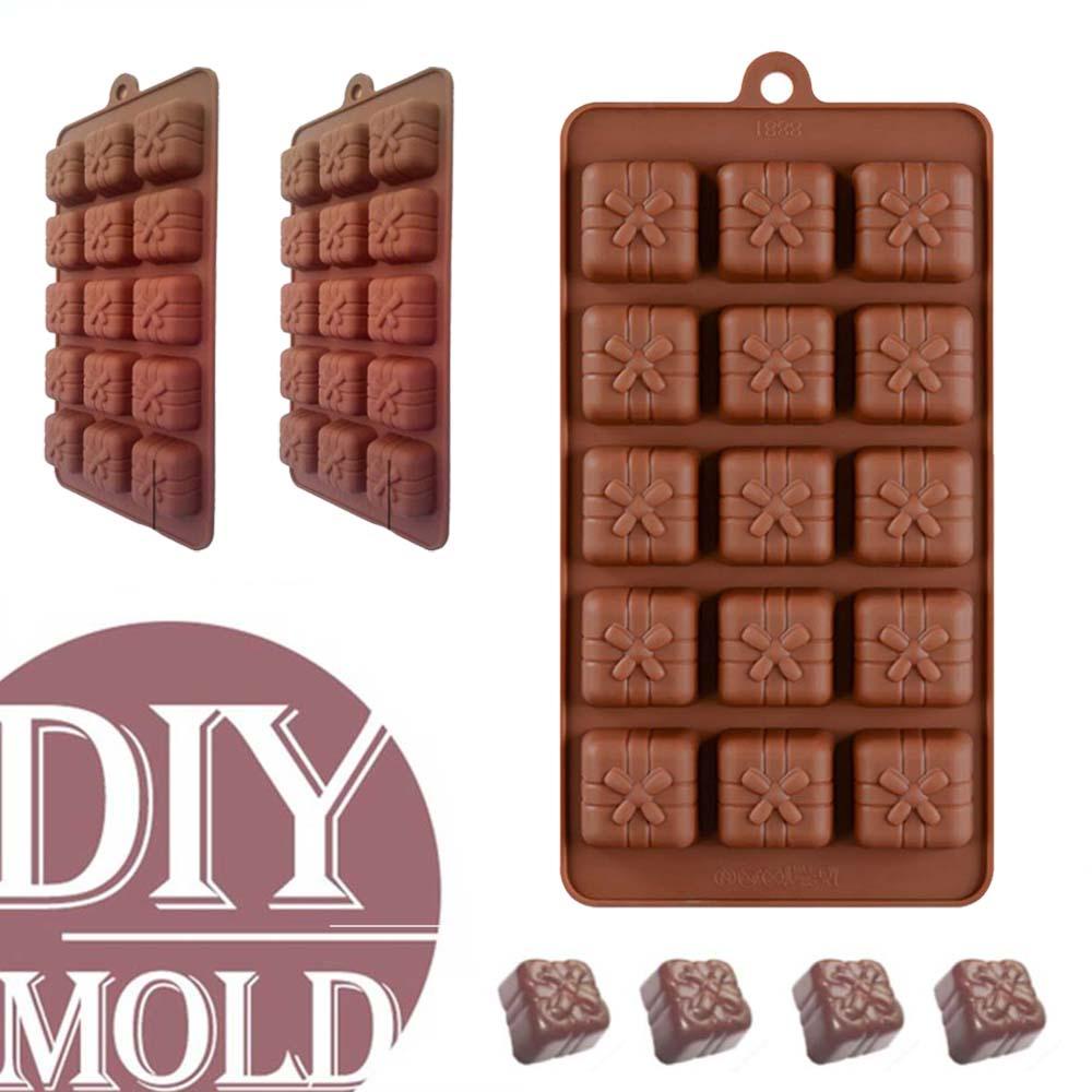 [Elegan] Cetakan Coklat Reusable Sugarcraft Bakeware Fondant Dekorasi Dessert Mould