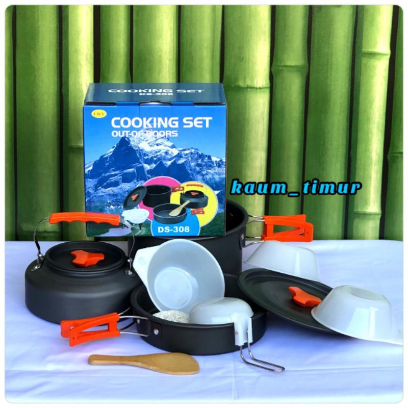 DS 308/ DS 301/ DS 300 Nesting/ Alat Masak/ Cooking Set/ Alat Masak Camping