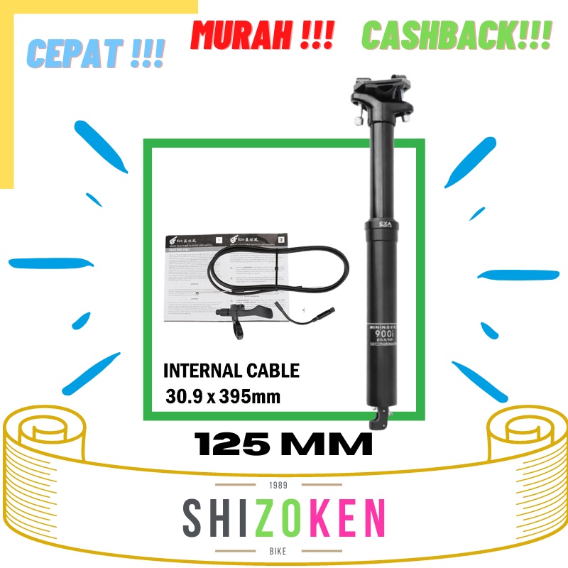 KS EXA Form 900i Dropper Seatpost Hidrolik 30.9 x 395mm Internal Cable