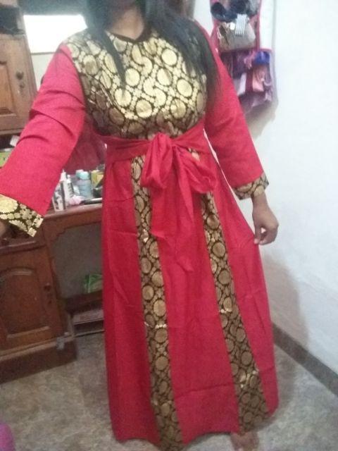 Batik Couple Keluarga Saraswati / Batik Prada / Katun Halus / Hrb026 / Familly Happy / Gamis/ Anak..