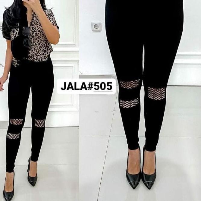 ➻ LEGGING IMPORT WANITA SOBEK JALA-JALA LEGGING IMPORT TEBAL LEGGING WANITA PREMIUM PANJANG KEKINIAN