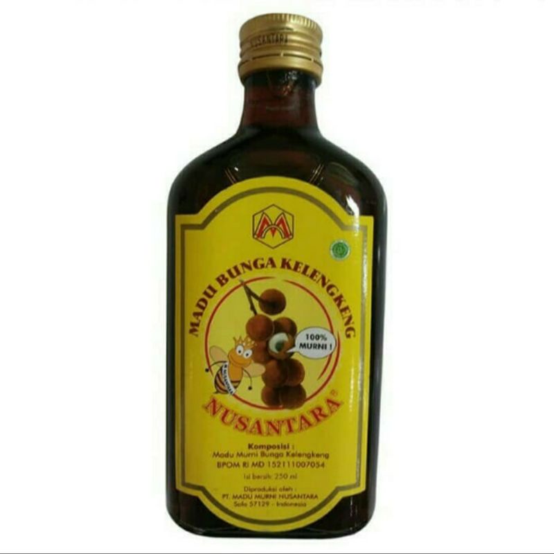 

madu bunga klengkeng nusantara 250ml