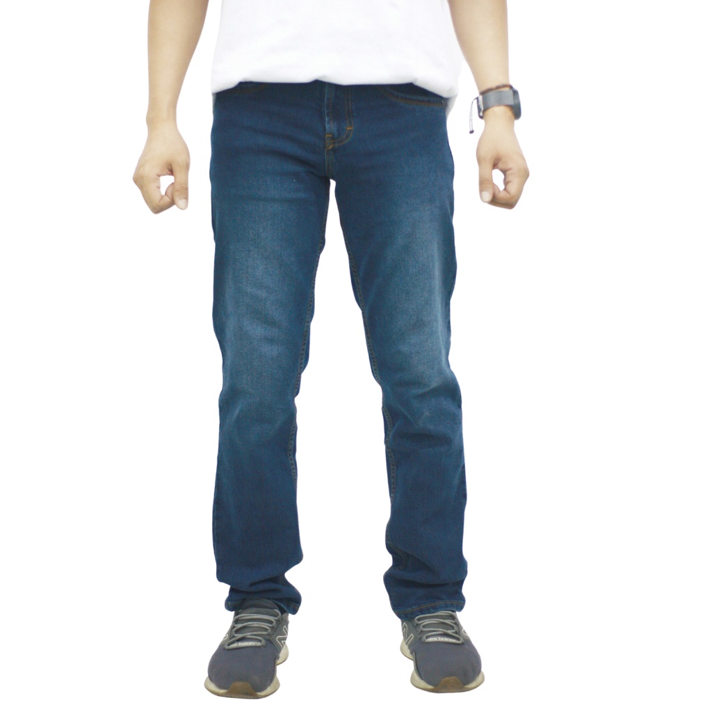 [COD] GOLD COWS Celana Jeans Denim Standar Reguler Original Bio Stone Tink Blue