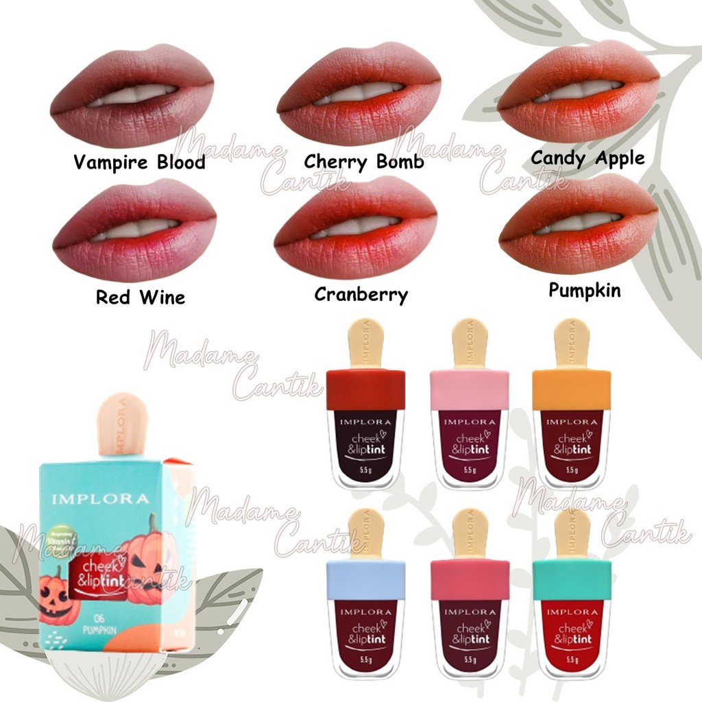 ✿ MADAME ✿ IMPLORA CHEEK &amp; LIPTINT LIP TINT ORIGINAL