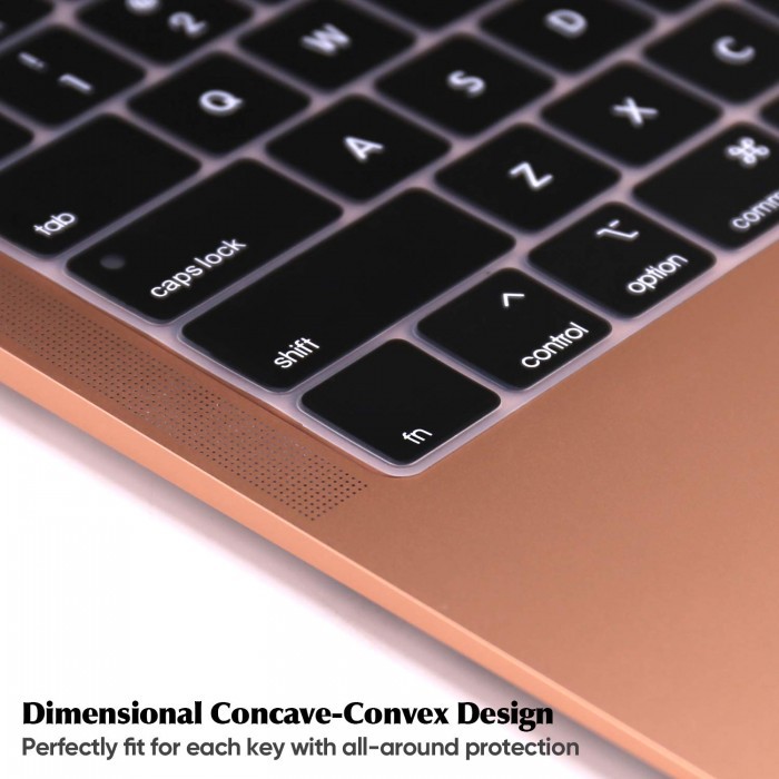 Silicone Keyboard Cover Protector Macbook Air 13 Inch Retina with Touch ID Series A1932 2018 2019